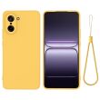 Силиконовый (TPU) чехол Deexe Silicone Case для OnePlus Nord CE 5 / Ace 5 Racing - Yellow (387612Y)