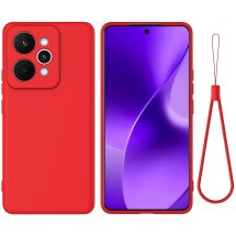 Силиконовый (TPU) чехол Deexe Silicone Case для Realme 15 Pro - Red: фото 1 из 9