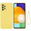 Силиконовый (TPU) чехол Deexe Silicone Case для Samsung Galaxy A33 (A336) - Yellow (292732Y)