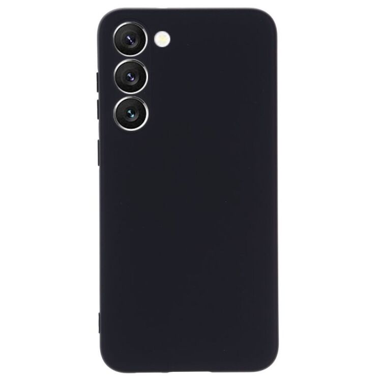 Защитный чехол Deexe Silicone Case для Samsung Galaxy S23 Plus - Black: фото 3 из 7