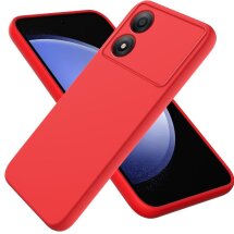 Защитный чехол Deexe Silicone Case для ZTE Blade A34 - Red: фото 1 из 8
