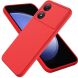 Защитный чехол Deexe Silicone Case для ZTE Blade A34 - Red (366144R). Фото 1 из 8