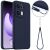 Защитный чехол Deexe Silicone Case with MagSafe для OPPO Reno 13 Pro 5G - Dark Blue: фото 1 из 9
