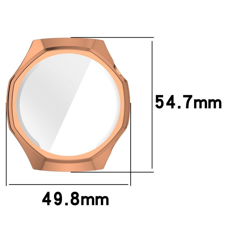 Защитный чехол Deexe Silicone Frame для Huawei Watch GT 6 Pro (46mm) - Rose Gold: фото 3 из 3