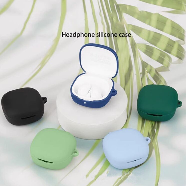 Защитный чехол Deexe Silicone Sleeve для Xiaomi Redmi Buds 6 Play - Dark Blue: фото 7 из 8