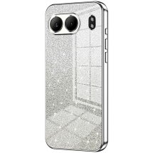 Захисний чохол Deexe Sparkles Cover для OnePlus Nord 4 - Silver: фото 1 з 10