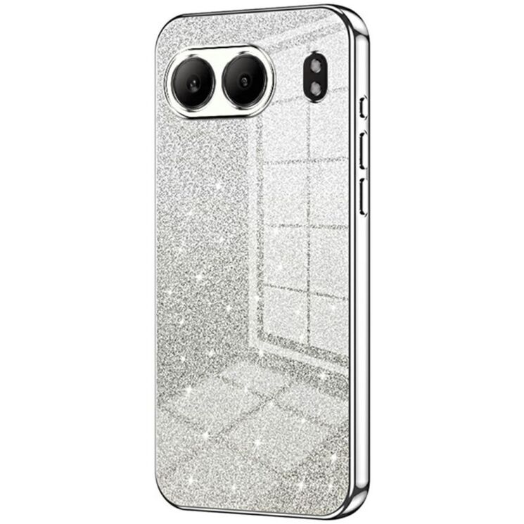 Захисний чохол Deexe Sparkles Cover для OnePlus Nord 4 - Silver: фото 1 з 10