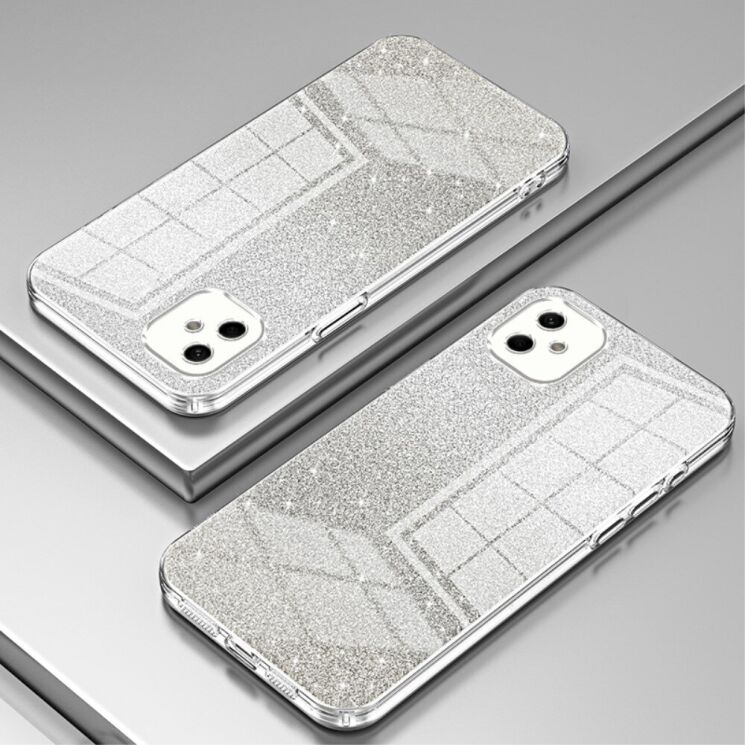 Защитный чехол Deexe Sparkles Cover для Samsung Galaxy A05 (A055) - Transparent: фото 2 из 7