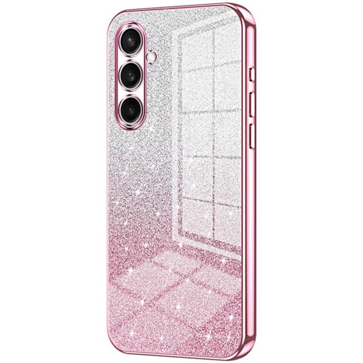 Защитный чехол Deexe Sparkles Cover для Samsung Galaxy A37 (A376) - Pink: фото 1 из 7
