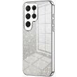 Защитный чехол Deexe Sparkles Cover для Samsung Galaxy S24 Ultra - Silver (343336S)