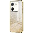 Защитный чехол Deexe Sparkles Cover для Xiaomi Poco M7 Pro - Gold (374449F)