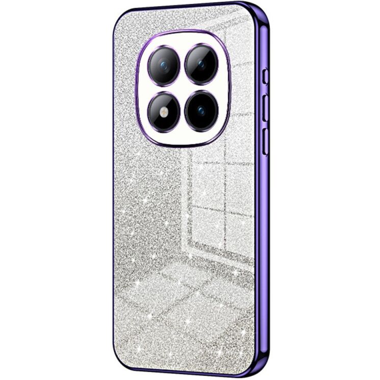Защитный чехол Deexe Sparkles Cover для Xiaomi Redmi Note 15 Pro Plus / Poco M8 Pro 5G - Purple: фото 1 из 7
