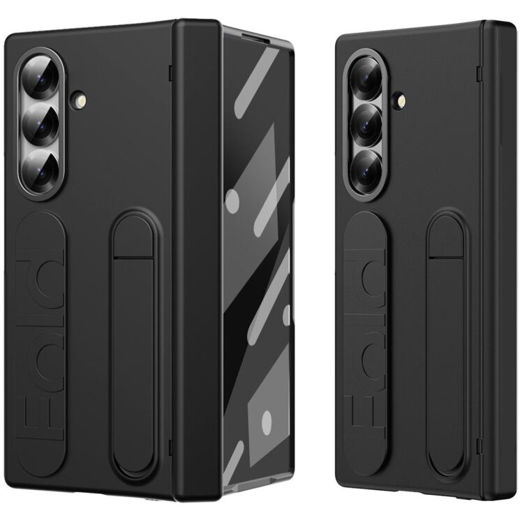 Защитный чехол Deexe Standing Grip для Samsung Galaxy Fold 7 - Black: фото 1 из 7