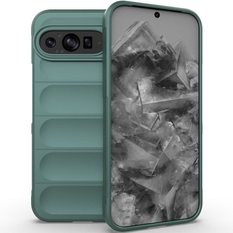 Защитный чехол Deexe Terra Case для Google Pixel 9 Pro XL - Green: фото 1 из 7