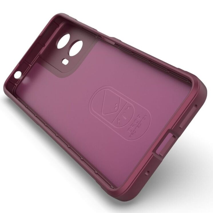 Защитный чехол Deexe Terra Case для Motorola Moto G24 Power - Wine Red: фото 3 из 5