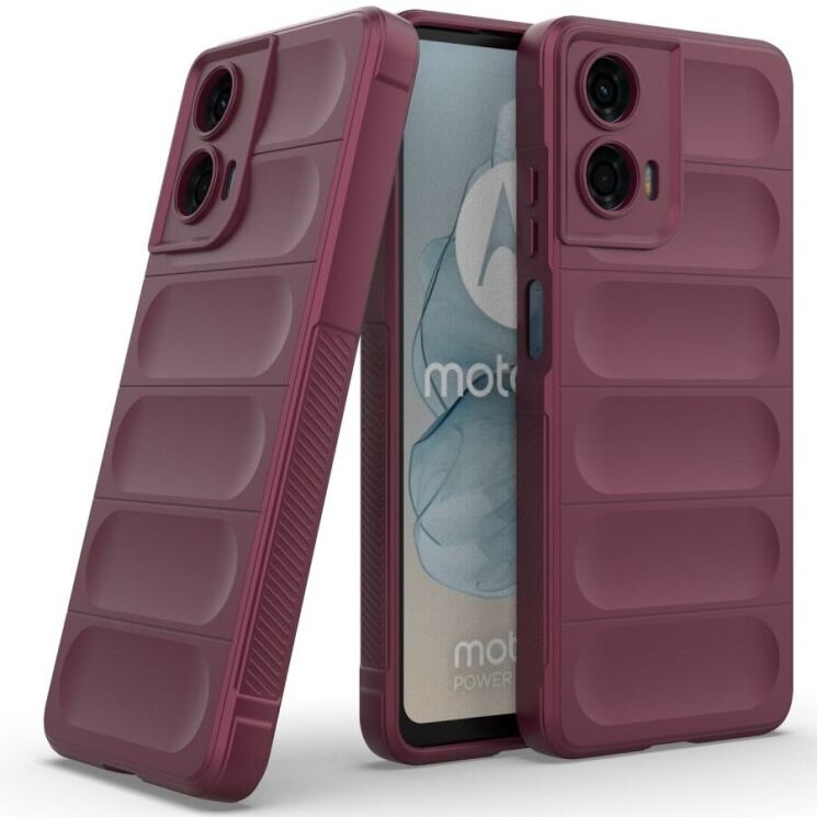Защитный чехол Deexe Terra Case для Motorola Moto G24 Power - Wine Red: фото 2 из 5