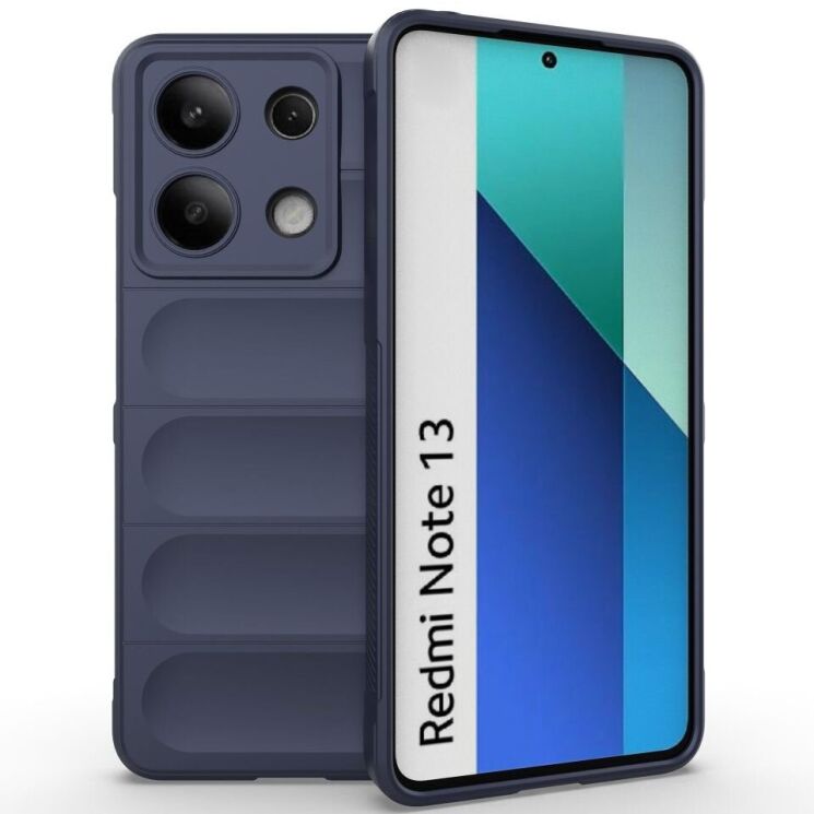 Защитный чехол Deexe Terra Case для Xiaomi Redmi Note 13 - Dark Blue: фото 1 из 6