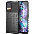 Защитный чехол Deexe Thunder Series для Realme 8 / 8 Pro - Black (238100B)