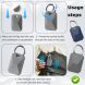 Защитный чехол Deexe Urban Style для Apple AirTags / AirTags 2 - Dark Blue (274042DB). Фото 6 из 8