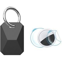 Захисний чохол Deexe Urban Style для Apple AirTags / AirTags 2 - Black: фото 1 з 8