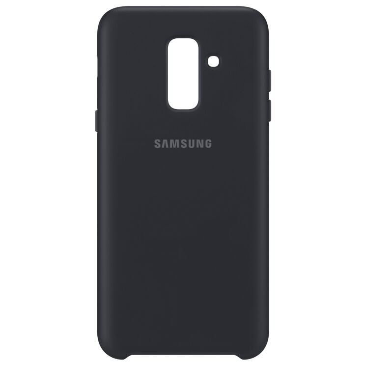Защитный чехол Dual Layer Cover для Samsung Galaxy A6+ 2018 (A605) EF-PA605CBEGRU - Black: фото 7 из 15