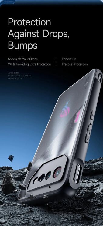 Защитный чехол DUX DUCIS Aimo Series (V2) для ASUS ROG Phone 7 - Black: фото 12 из 15