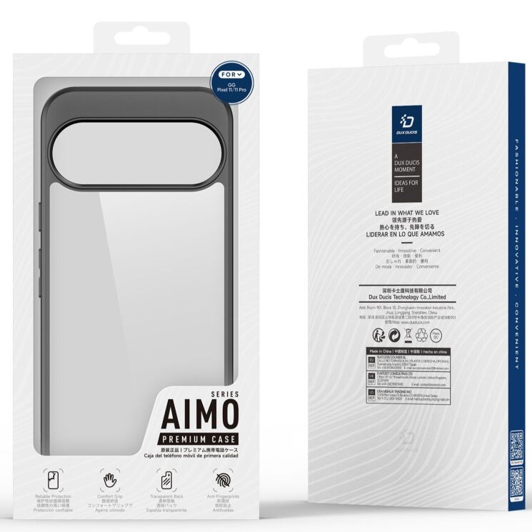 Защитный чехол DUX DUCIS Aimo Series для Google Pixel 11 / 11 Pro - Black: фото 10 из 11