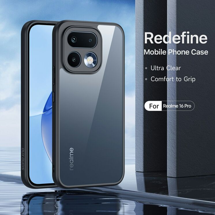 Защитный чехол DUX DUCIS Aimo Series для Realme 16 Pro - Black: фото 4 из 10