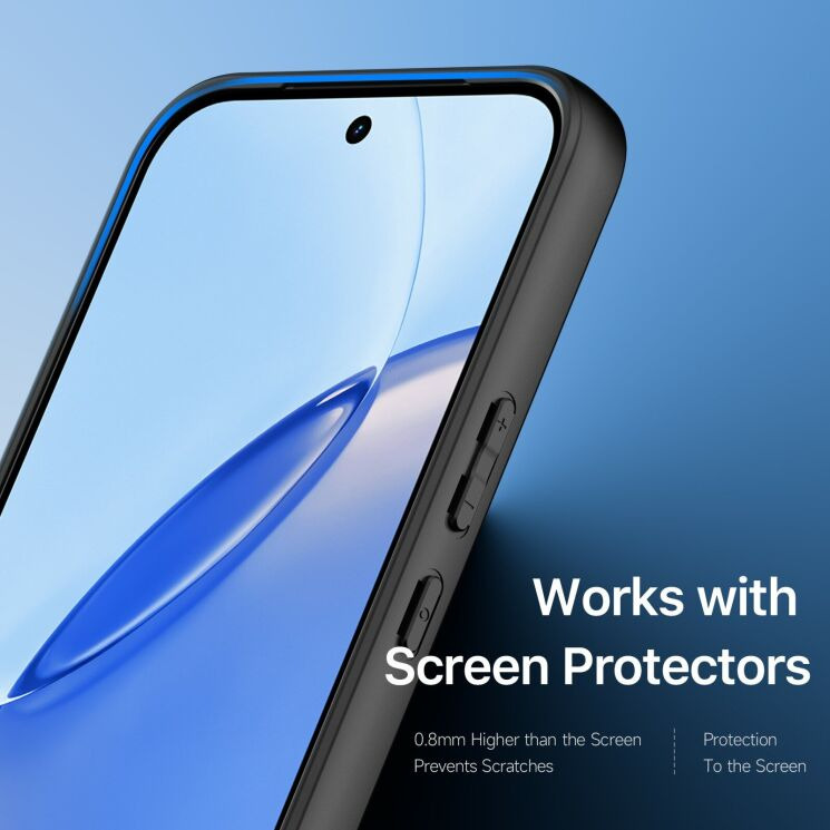 Защитный чехол DUX DUCIS Aimo Series для Realme 16 Pro - Black: фото 8 из 10