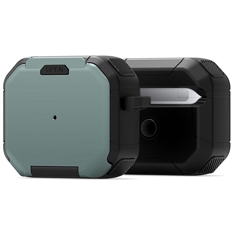 Защитный чехол DUX DUCIS PECF Series для Apple AirPods 3 - Army Green: фото 2 из 10
