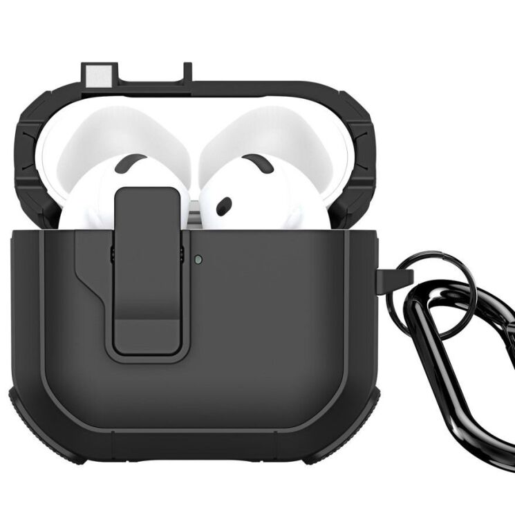 Защитный чехол DUX DUCIS PECP Series для Apple AirPods 4 - Black: фото 2 из 11