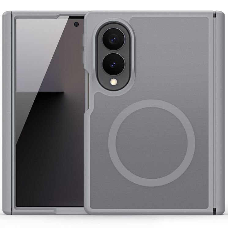 Защитный чехол DUX DUCIS Yind Series MagSafe (FF) для Samsung Galaxy Fold 8 - Grey (424506H) Защитный чехол DUX DUCIS Yind Series MagSafe (FF) для Samsung Galaxy Fold 8 - Grey: фото 2 из 10