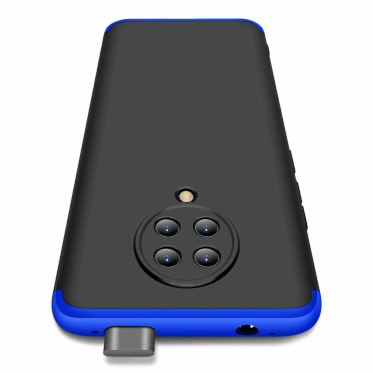 Захисний чохол GKK Double Dip Case для Xiaomi Poco F2 Pro / Redmi K30 Pro - Black / Blue: фото 8 з 8