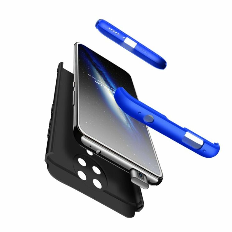 Захисний чохол GKK Double Dip Case для Xiaomi Poco F2 Pro / Redmi K30 Pro - Black / Blue: фото 4 з 8