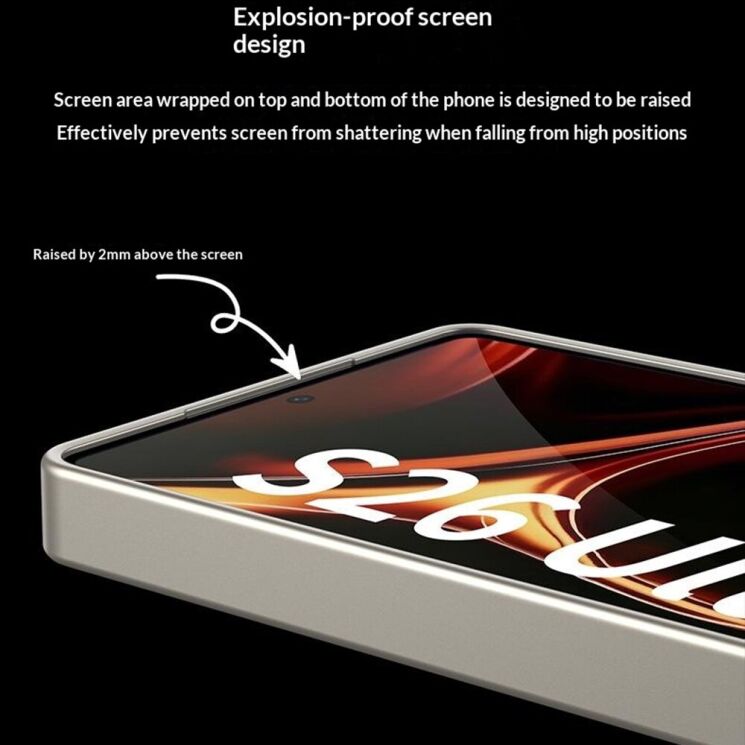 Защитный чехол GKK Frosted Skin для Samsung Galaxy S26 Ultra - Black: фото 3 из 7