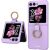 Защитный чехол GKK Ring Holder для Samsung Galaxy Flip 6 - Purple: фото 1 из 7