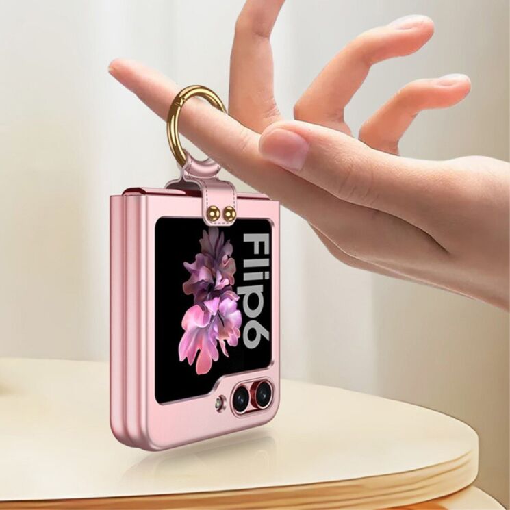 Защитный чехол GKK Ring Holder для Samsung Galaxy Flip 6 - Purple: фото 6 из 7