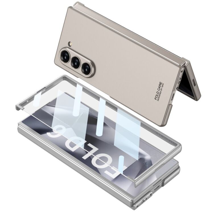 Захисний чохол GKK Super Slim для Samsung Galaxy Fold 6 - Silver: фото 3 з 7