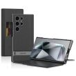 Защитный чехол GKK Wallet Case для Samsung Galaxy S24 Ultra (S928) - Carbon Fiber (346966C)