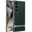 Защитный чехол GKK Woven Pattern для Samsung Galaxy S24 Ultra (S928) - Green (375812G)