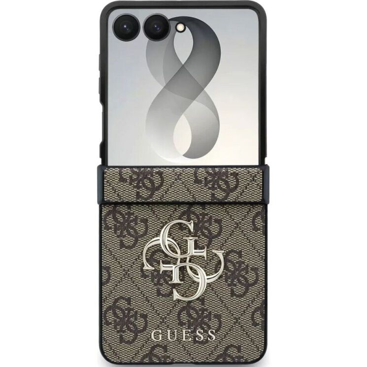 Захисний чохол Guess Big 4G Logo для Samsung Galaxy Flip 8 (GUHCZF84GMGBR) - Brown (423577Z) Захисний чохол Guess Big 4G Logo для Samsung Galaxy Flip 8 (GUHCZF84GMGBR) - Brown: фото 3 з 7