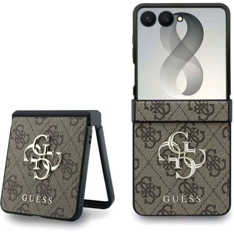 Захисний чохол Guess Big 4G Logo для Samsung Galaxy Flip 8 (GUHCZF84GMGBR) - Brown (423577Z) Захисний чохол Guess Big 4G Logo для Samsung Galaxy Flip 8 (GUHCZF84GMGBR) - Brown: фото 1 з 7
