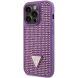 Захисний чохол Guess Rhinestones Triangle Metal Logo для Apple iPhone 15 Pro (GUHCP15LHDGTPU) - Purple (350850P). Фото 2 з 5