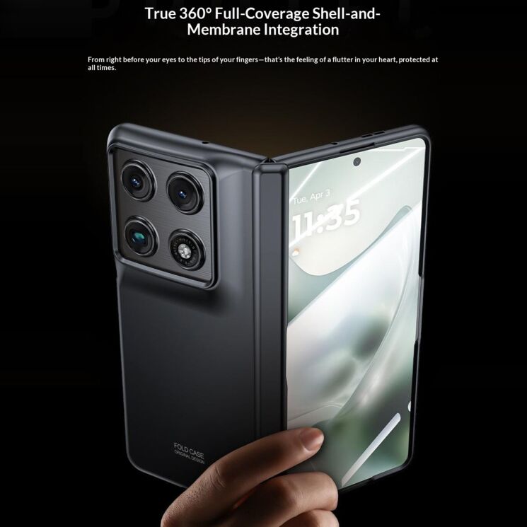 Захисний чохол Reframe Hinge X Skin для Motorola Razr Fold - Grey: фото 2 з 4