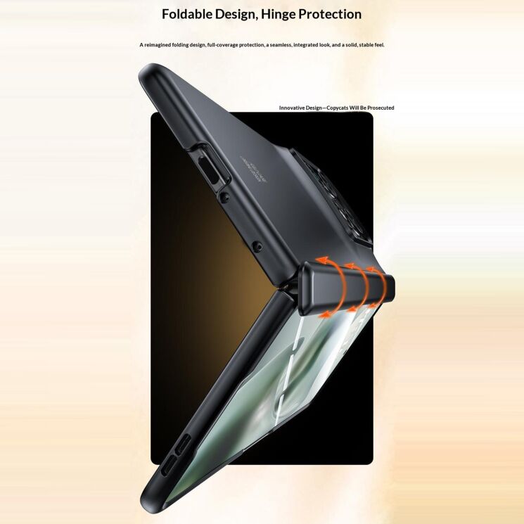 Захисний чохол Reframe Hinge X Skin для Motorola Razr Fold - Grey: фото 3 з 4