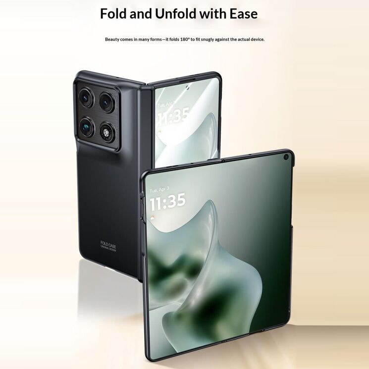 Захисний чохол Reframe Hinge X Skin для Motorola Razr Fold - Grey: фото 4 з 4
