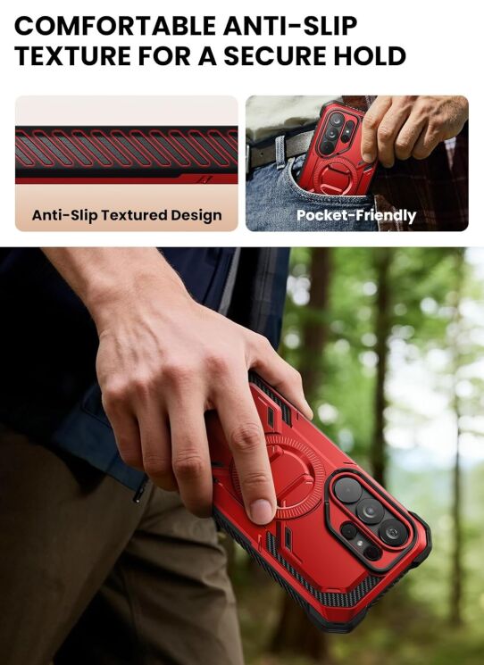 Защитный чехол i-Blason Armorbox MagSafe by Supcase для Samsung Galaxy S26 Ultra (S948) 843439161016 - Coral: фото 10 из 10