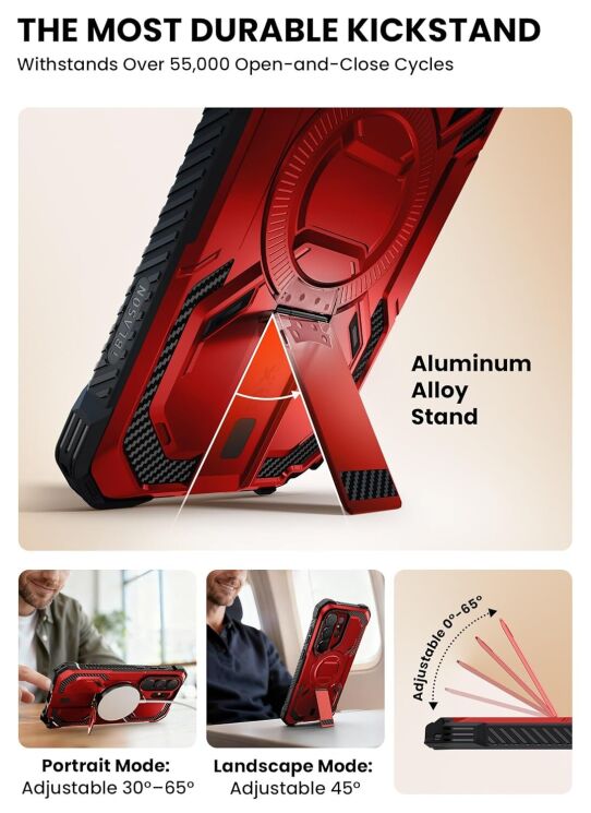 Защитный чехол i-Blason Armorbox MagSafe by Supcase для Samsung Galaxy S26 Ultra (S948) 843439161016 - Coral: фото 5 из 10