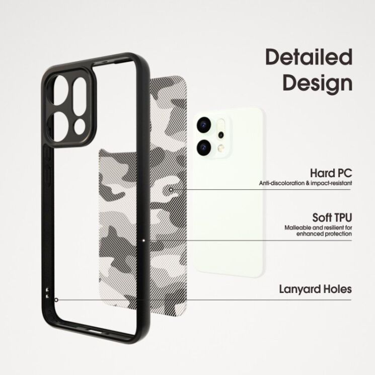Захисний чохол IBMRS Military для OPPO Reno 14 5G - Artistic Camouflage: фото 6 з 7