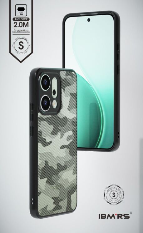 Захисний чохол IBMRS Military для OPPO Reno 14 5G - Artistic Camouflage: фото 2 з 7